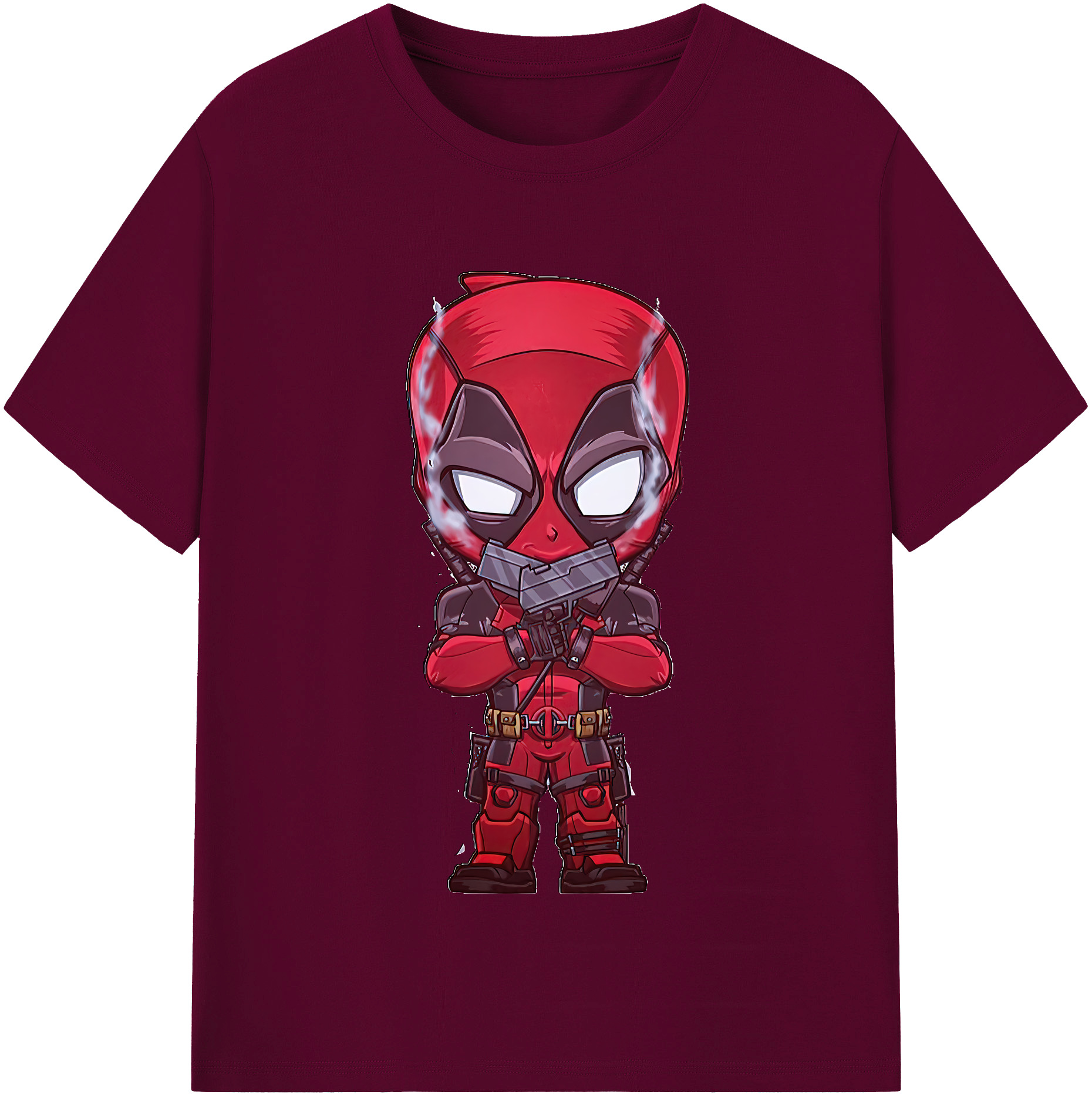 （画像用） Deadpool デッドプール レディースカジュアルプリントTシャツ（綿100％）
